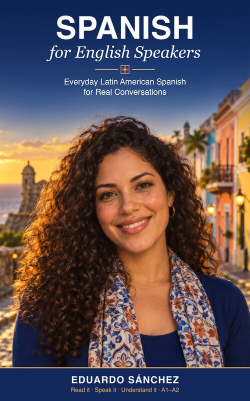 Cover of Spanish for English Speakers, by Eduardo Sánchez